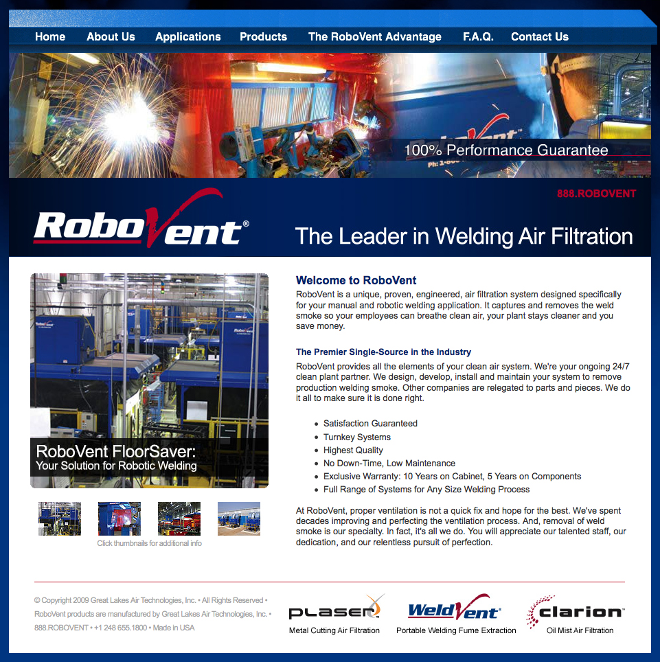 RoboVent Revamps Website