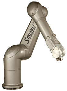 Stäubli Robotics Announces New HE Robot Version for Humid and Wet Environments