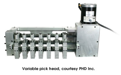 Variable pick head, courtesy PHD Inc.
