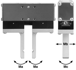 While there are many types of pneumatic grippers available, most grippers share these common parts