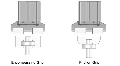 While there are many types of pneumatic grippers available, most grippers share these common parts