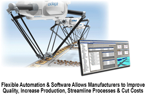 Flexible Automation & Software Allows Manufacturers to Improve Quality, Increase Production, Streamline Processes & Cut Costs