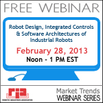 Robot Design, Integrated Controls & Software Architectures of Industrial Robots