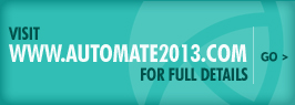 Visit www.automate2013.com for full details!
