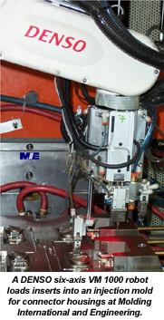 Deployment of Robots Within Insert Molding Workcells Results in Dramatic Improvements