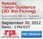 Robots: Vision Guidance (3D: Bin Picking)